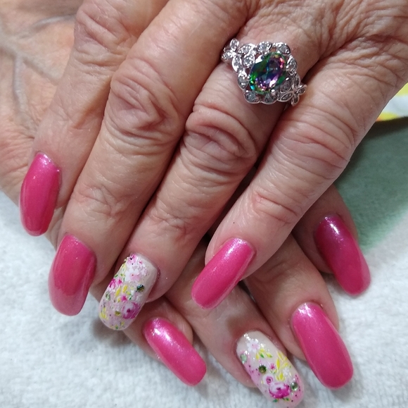 Mystic Rainbow Topaz Ring - Picture 9 of 13